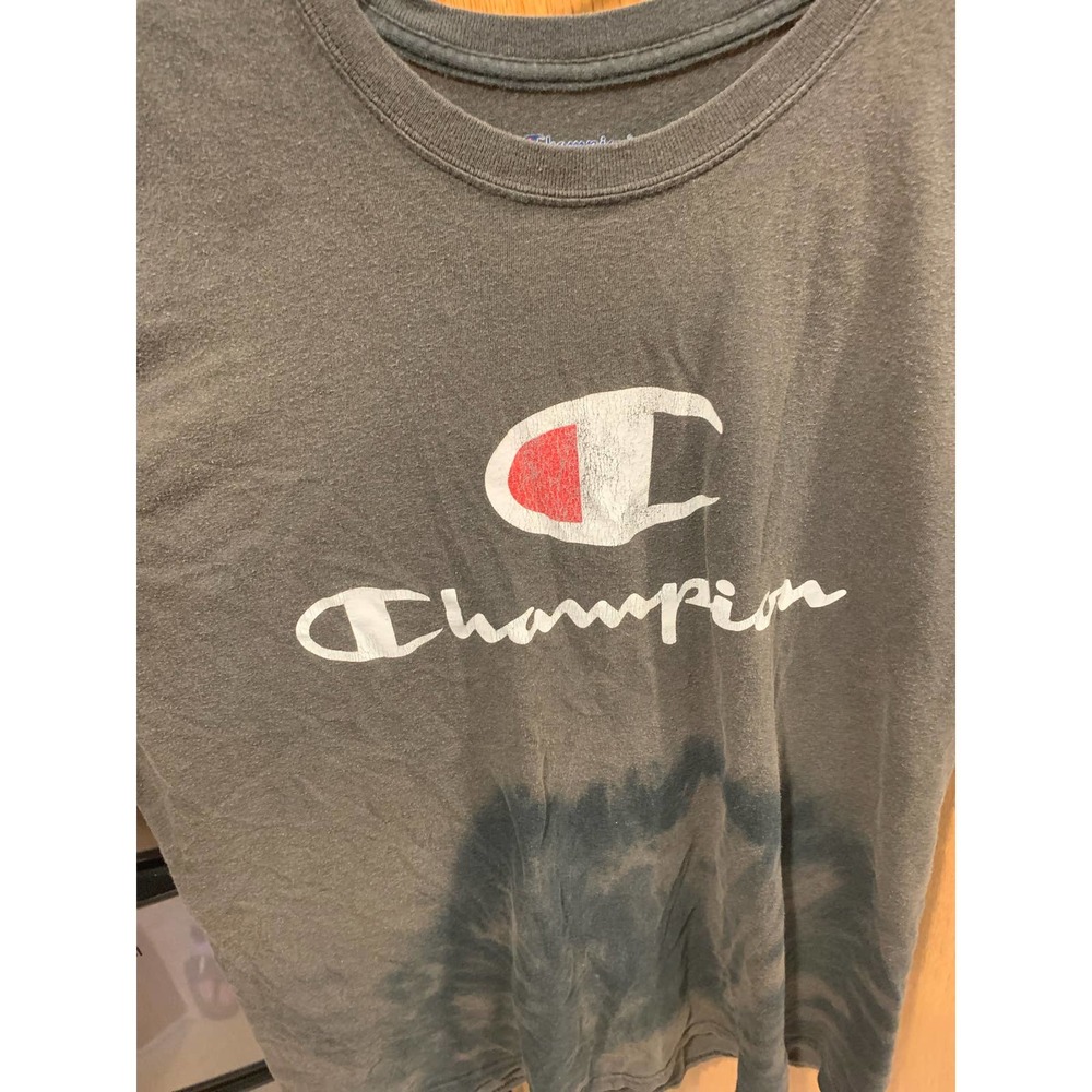 Champion tie dye black vintage T-shirt